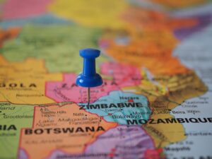 Travel Business Assistance | Botswana | South East Africa Map